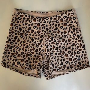 Leopard scrunch butt ryderwear shorts